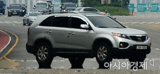 [포토]바퀴가 녹아내리는 중 