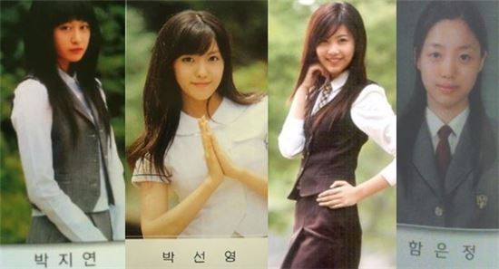 [사진출처=온라인 커뮤니티]걸그룹 티아라 멤버들의 졸업사진이 다시금 눈길을 끌고 있다. 