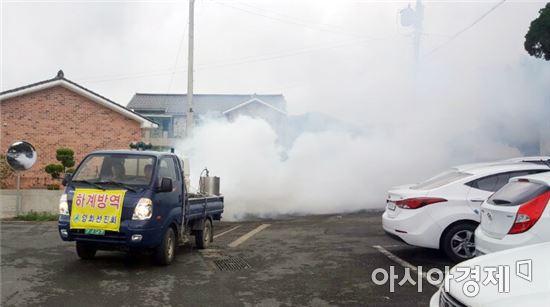 진도군 임회면 선진회, 하계 마을방역 봉사활동 실시