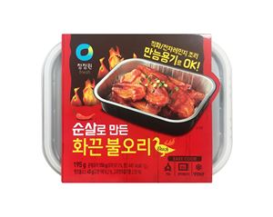 대상 청정원, 순살로 만든 큐브 불족발·화끈 불오리 출시