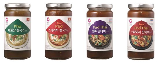 대상 청정원, ‘월드테이블 아시안 쿠킹소스’ 4종 출시