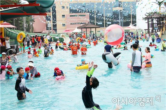 물놀이 천국 보성 율포해수풀장