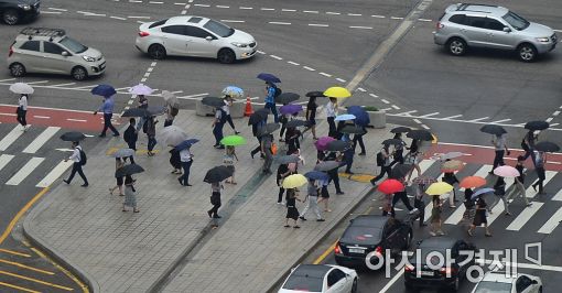 [포토]빗속 출근길