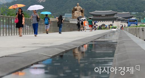 [포토]비 내리는 광장