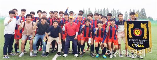 전남대 의과대학 축구팀 ‘코마’,전국 의과대학축구대회 2연패 도전