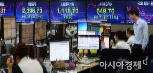 [포토]분주한 딜링룸