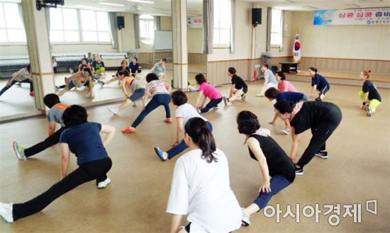 함평군보건소 ‘심쿵심쿵 줌바댄스교실’큰 인기