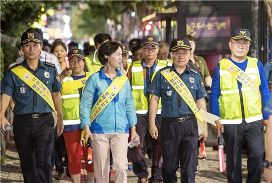 [포토]김수영 양천구청장 동네 골목길 합동순찰 