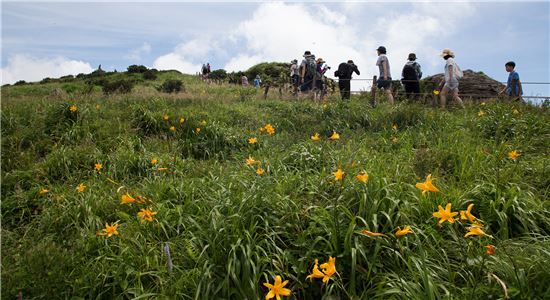 [포토]천상정원 노고단 찾은 피서객들