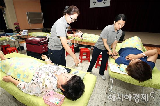 [포토]광주시 북구, 사랑의 헌혈 동참