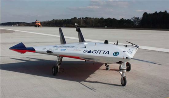 에어버스의 무인비행기 'SAGITTA UAV'