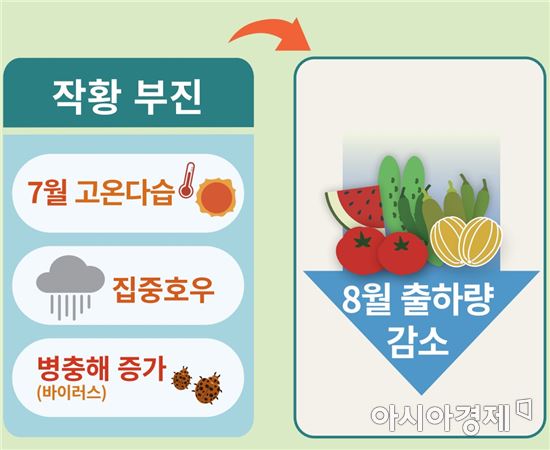 "수박, 여름 끝나고 먹을까" 이달 과채값 줄줄이 더 오른다