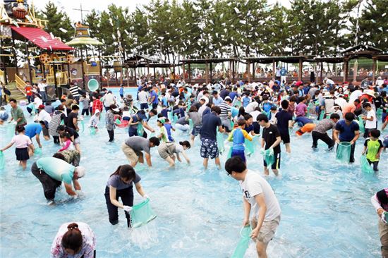 보성율포솔밭해변에서 제13회 보성전어축제‘팡파르’