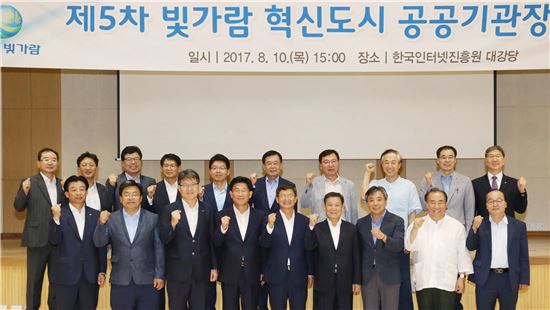 김갑섭 전라남도지사 권한대행,빛가람 혁신도시 공공기관장협의회 참석