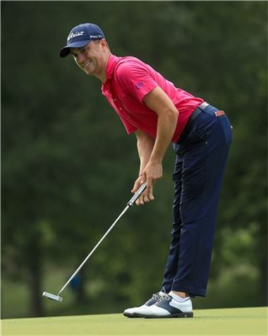 토머스의 행운 "12초 기다린 버디"