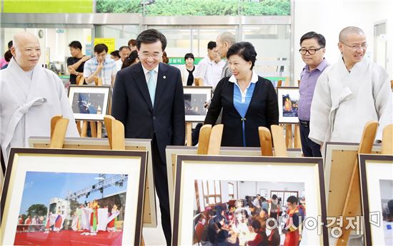 [포토]광주불교연합회, 부처님 오신 날 기념 사진전시회