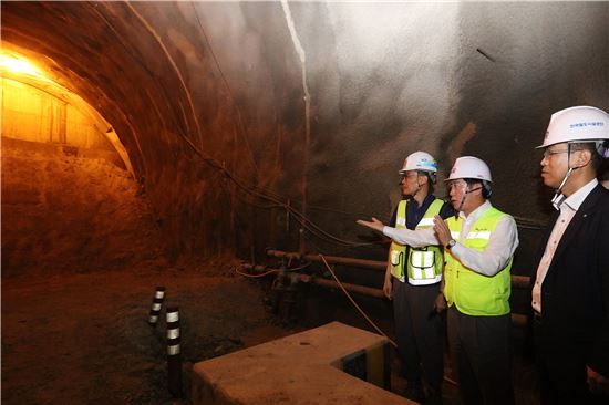 정찬민시장 GTX 공사현장 찾아 격려