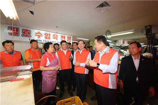 박원순 시장, 금천구 방문 주민들과 대화 