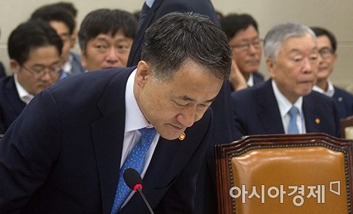 [포토]국회 출석한 박능후 복지부 장관