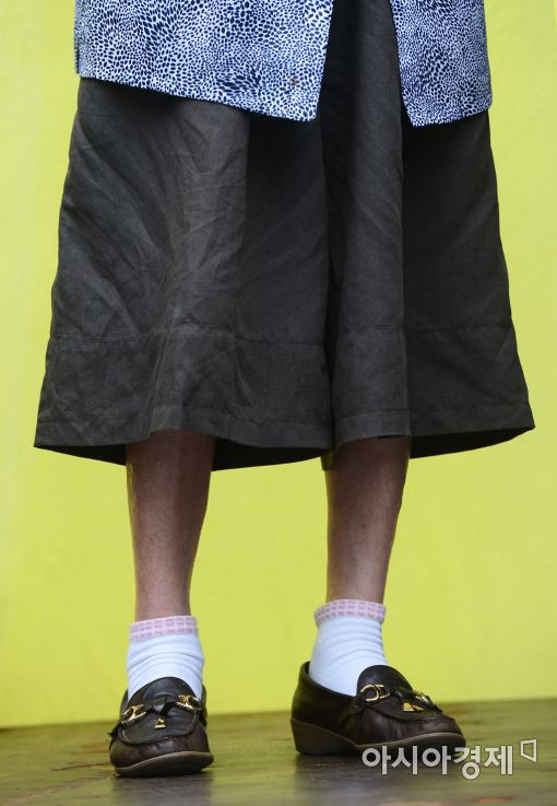 [포토]김복동 할머니의 야윈 다리