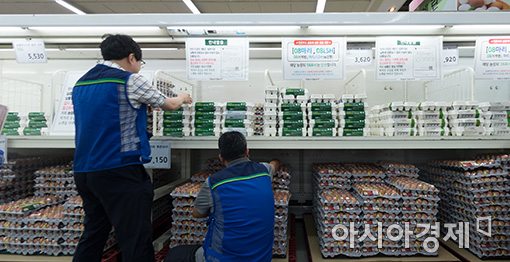 [포토]정부 인증 '안심 달걀' 판매 재개