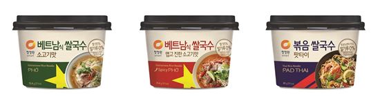 대상 청정원, 베트남식&볶음 ‘컵 쌀국수 3종’ 출시