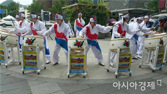 곡성장미예술단, 72주년 광복절 맞아 추모공연 펼쳐