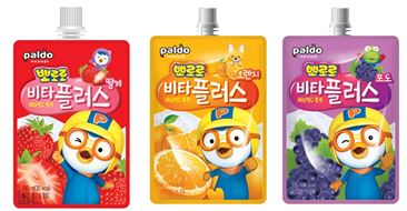팔도, 약국에서 판매하는 '뽀로로 비타플러스 딸기' 출시