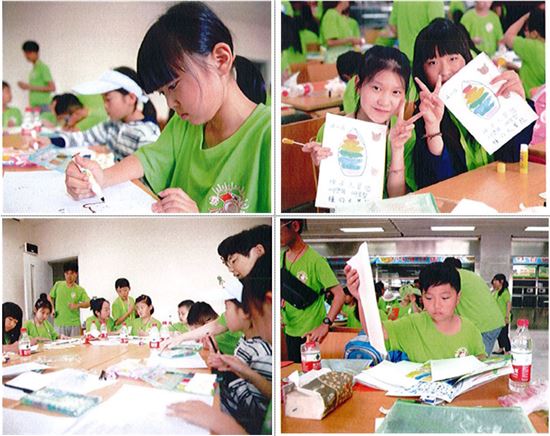 2016년 한·일·중 어린이 동화교류대회 활동 모습(제공=교육부)