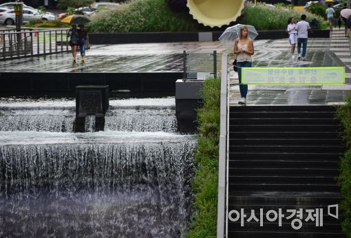 [포토]아쉬운 청계천 출입 통제