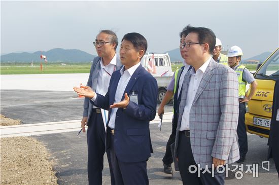 성일환 한국공항공사장, 광주공항 하계 현장 점검