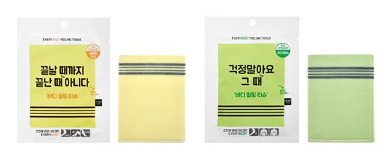 애경 샤워메이트 ‘에블바디 필링 티슈’, 한 달만에 16만장 판매