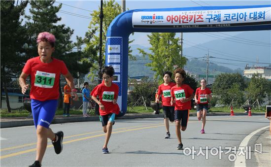 '2017 아이언키즈 구례 코리아' 철인 꿈나무들에게 인기 만점