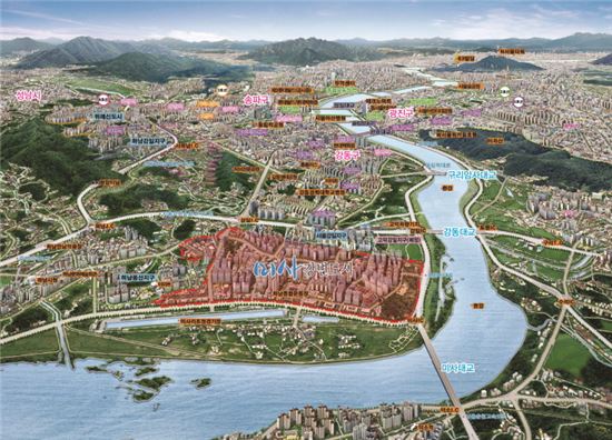 LH, 미사강변도시 근린생활시설용지 9필지 공급