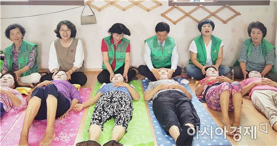 장흥군 새마을회, 재능나눔 한마당 봉사 나서