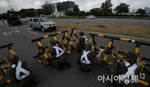 [포토]'실전처럼'