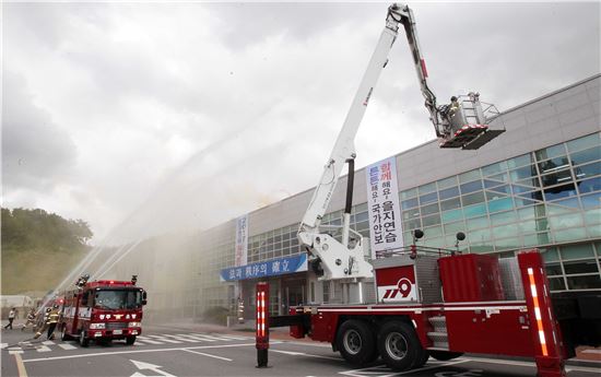[포토]광주시 북구, 광주교도소 테러대비 훈련