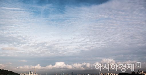 [포토]비구름 물러간 서울하늘