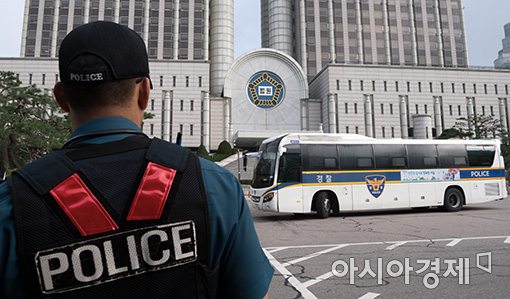 [포토]이재용 부회장 선고 앞둔 중앙지법