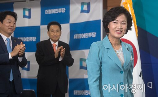 [포토]취임 1주년 맞은 추미애 대표