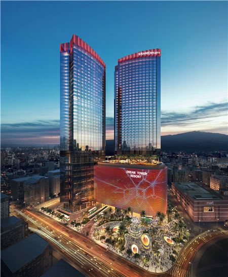 제주 드림타워 복합리조트 호텔 브랜드 '그랜드 하얏트' 확정