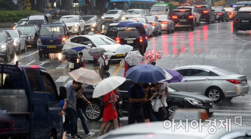[포토]빗속 퇴근길