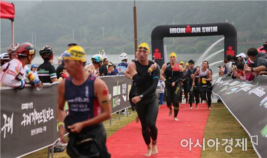 구례군, 국제철인3종경기 대회 분위기 ‘후끈’