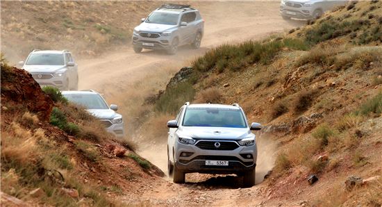 쌍용차 'G4 렉스턴', 유라시아 횡단 하프코스 통과…총 7264km