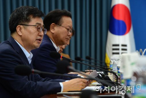[포토]경제관계장관회의 주재하는 김동연 부총리