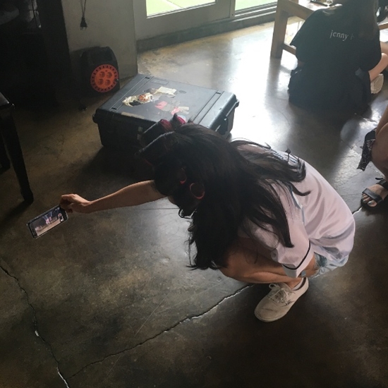 '런닝맨' 송지효, 일상 모습 '눈길'..."너 찍다 내가 찍혔다"