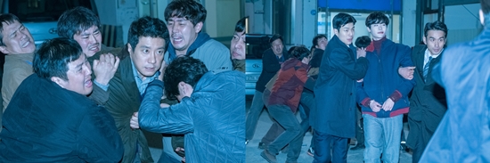 '브이아이피', 김명민 VS 이종석 '일촉즉발' 현장 포착 스틸 공개
