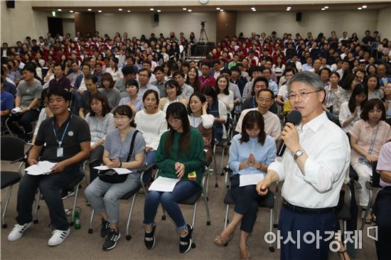 민형배 광주시 광산구청장, 관악구 공직자 특강