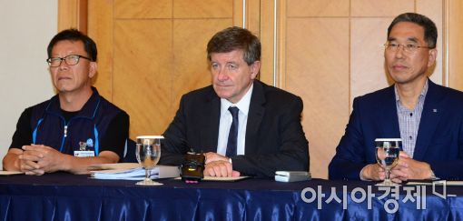 [포토]양대 노총 만나는 가이 라이더 ILO 사무총장