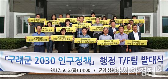 구례군, 2020년까지 인구 3만 회복 본격 시동